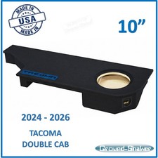 Toyota Tacoma Double Cab 2024-2026 10" Ground Shaker Subwoofer Enclosure 10"