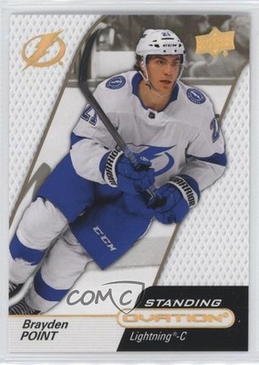 2023-24 Upper Deck Ovation Standing Gold Spectrum 63/250 Brayden Point #46 0kb5