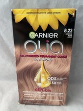 Garnier Olia Vegan Formula Permanent Hair Color Med Rose Gold 8.22            S2