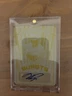 MIKE PIAZZA 2023 LEAF VIVID BURSTS YELLOW PRINTING PLATE AUTO 1/1
