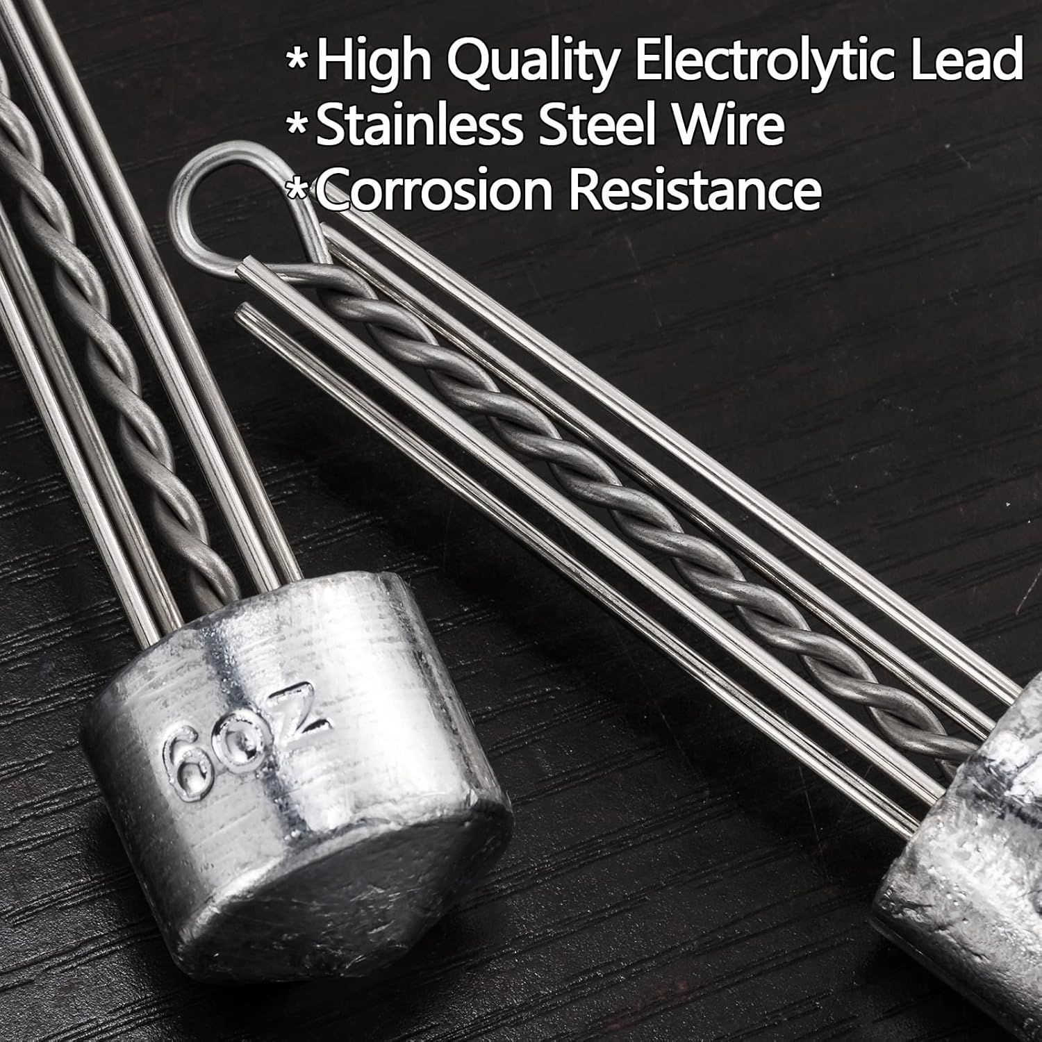 Dr.Fish 5 Pack Spider Surf Fishing Weight Sputnik 6oz-5 Pack, Unpainted 