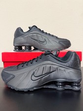 Size 9.5 - Nike Shox R4  Triple Black  2025