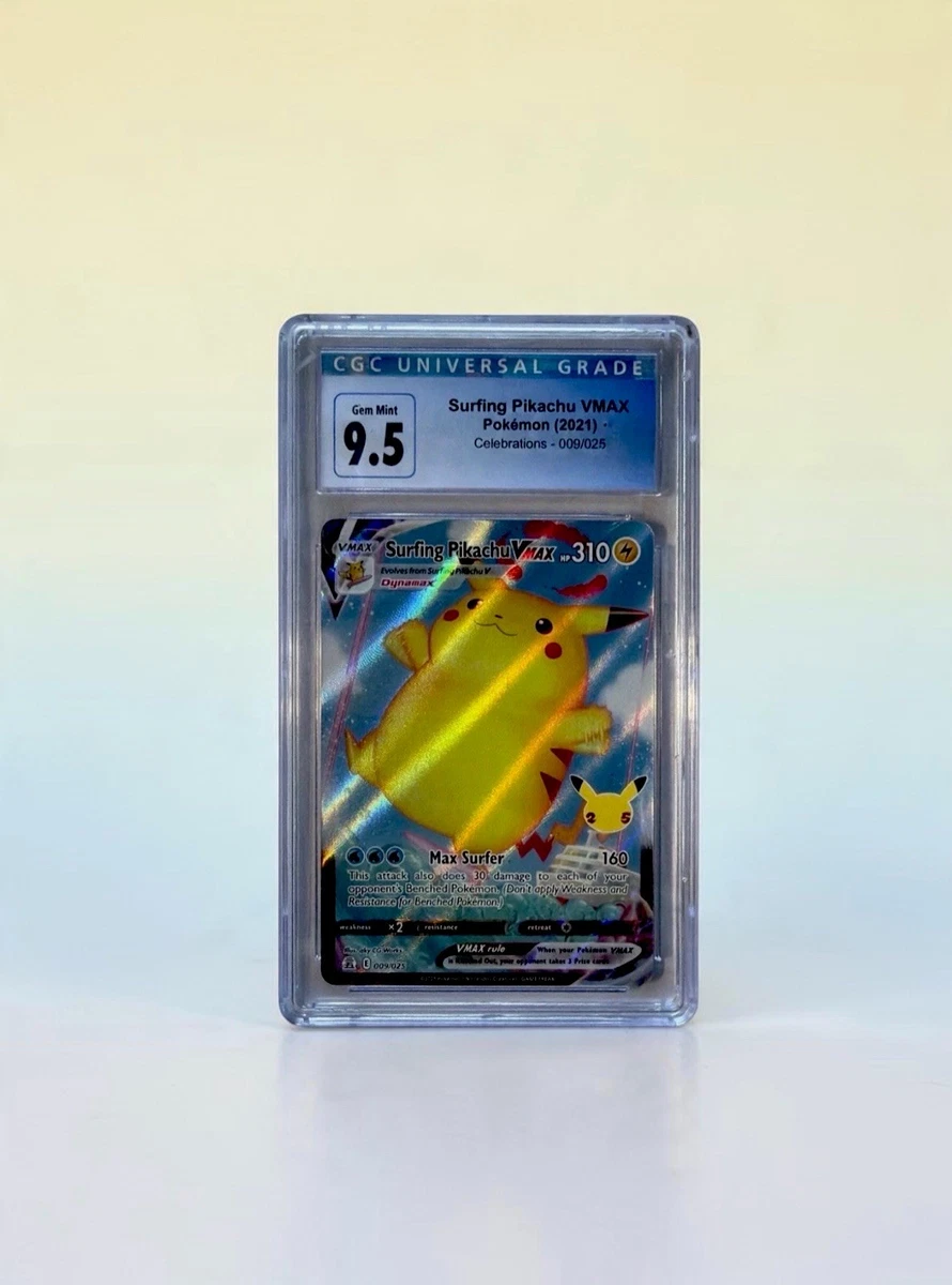 25+ Surfing Pikachu VMAX 009/025 Celebrations for sale | Updated