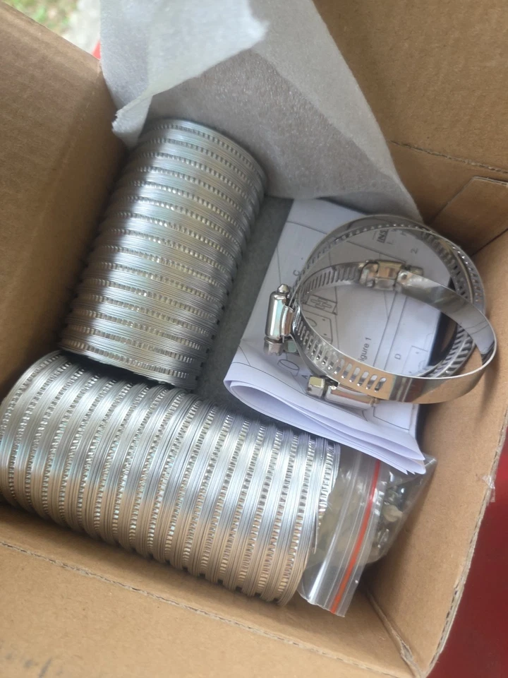 Kit de admisión de aire fresco estufa de pellets/multicombustible compatible FAK55- reemplaza 50FAK Foto 4 de 4