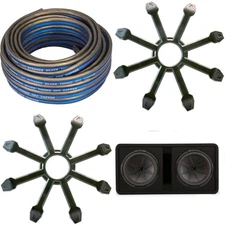 Kicker Comp R 12 Inch Dual Subwoofer in Vented Enclosure Package with Speaker...