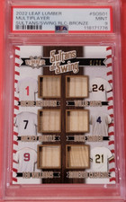 Mickey Mantle BAT CARD 6/20 PSA MINT 9 Roberto Clemente WILLIE MAYS Ted Williams