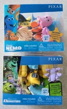 Pixar Finding Nemo & Monsters Inc Critter Crates Mini Figures 2 SETS #21425