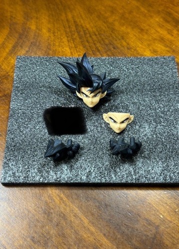 Cabeza esculpida SH Figuarts Dragon Ball Z Goku TkDiy Ultra Instinto "Signo" *RARA* - Imagen 2 de 4