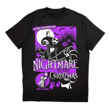 Men's Nightmare Before Christmas Welcome To Halloween Town Slim Fit T-shirt