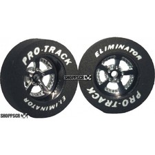 Pro Track Evolution 1-1/16 x .300 Black Drag Rear Wheels for 3/32 axle
