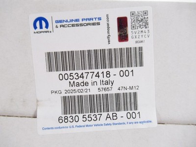 Genuine OEM Mopar Ram 68305537AB Intelligent Power Power Distribution Center