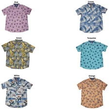 Hurley Men's Patio Printed Soft Comfortable Woven Shirt