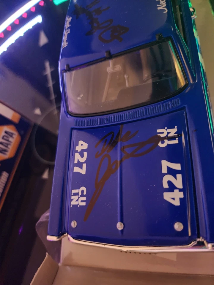 1/24 подписанный Нед Джарретт Дейл и Джейсон тройной автограф 1:24 Ford 48 часов продажи! - Изображение 2 из 3