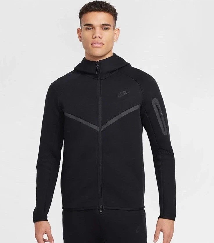 Nike Tech Fleece Windrunner Winter Hoodie Black HV0949-010 Men’s Medium
