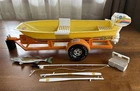 🎀🐠VTG Barbie Let’s Go Fishing Boat & Trailer w/accessories. Great Condition🎀