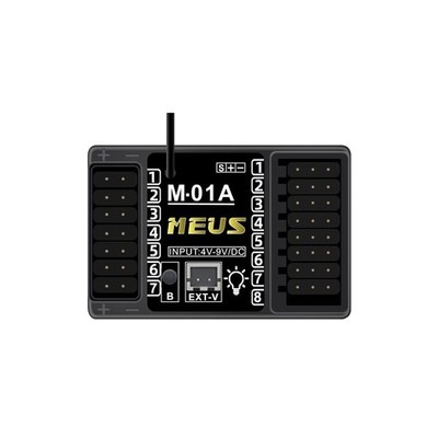 MEUS RACING 2.4GHz RC Receiver M-01A Long Range Control RX Compatible with... 