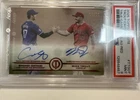 PSA 9 2025 TOPPS TRIBUTE TRUE TO THE GAME AUTO SHOHEI OHTANI/MIKE TROUT  /10 !!!