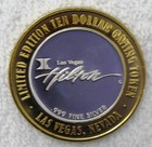 Las Vegas Hilton - Star Trek Logo - $10 (Ten)  GAMING STRIKE TOKEN  .999 Silver — photo 2