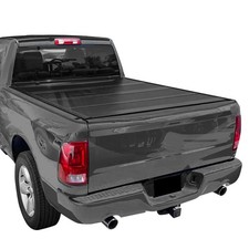 Low Profile Hard 4-fold Tonneau Cover Fits 09-18 Ram 1500 Classic Body 6.4ft Bed