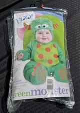 Baby Boo unisex Infant Fleece Furry Halloween Costume Mini Monster size 0 Mos