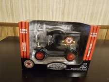 Gearbox Texaco 1912 Ford Oil Tanker Coin Bank Die-Cast Metal 1:24 Scale Toy