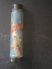 Vintage Space Rocket Tin Toy Telescope Made In Japan SAN 