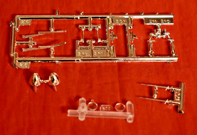 Lindberg 1961 Chevy Impala SS Chrome Body Parts 1/25