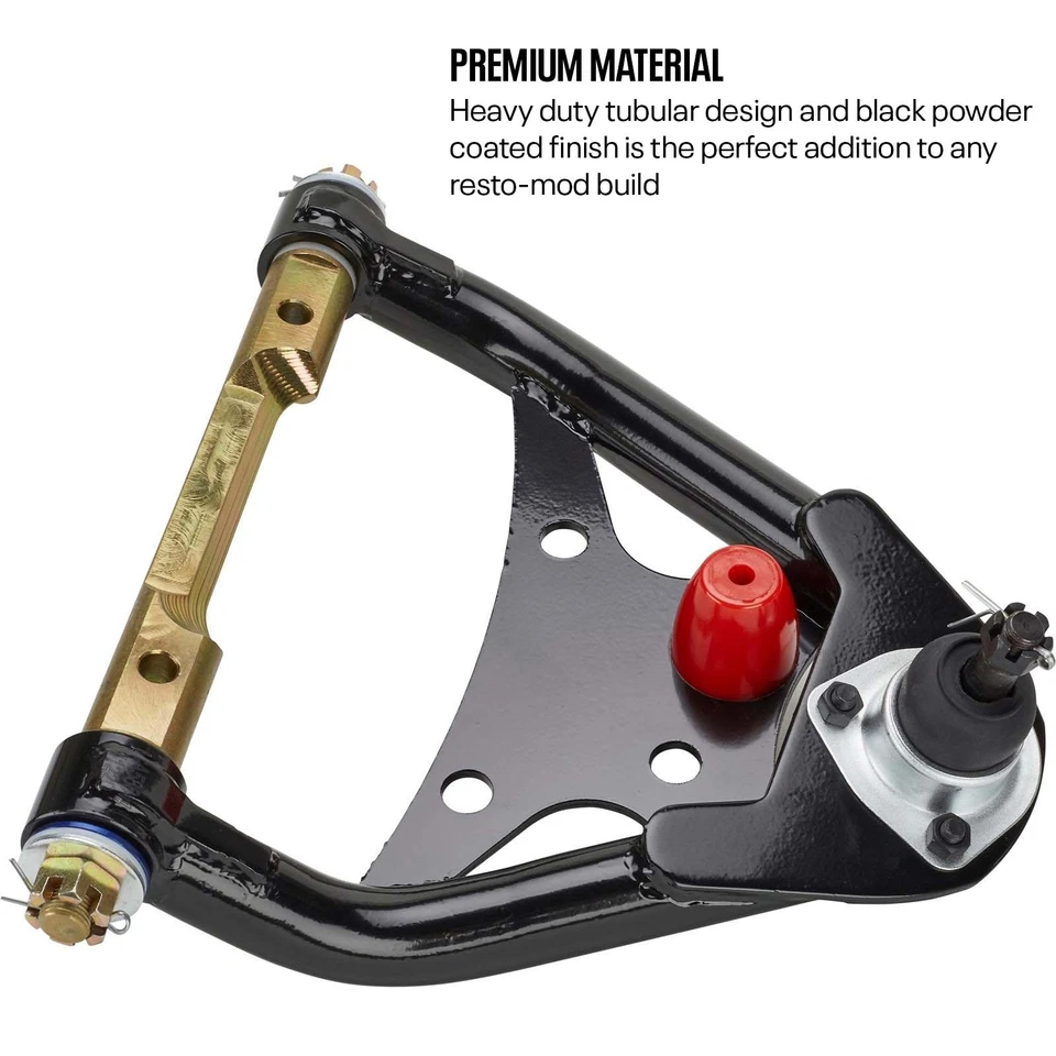 Brazos de control tubulares superiores e inferiores, se adapta a Chevy 1958-64 tamaño completo Foto 2 de 4