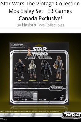  PRE SELL SHIP 10/01  Star Wars The Vintage Collection Mos Eisley Set EBGames