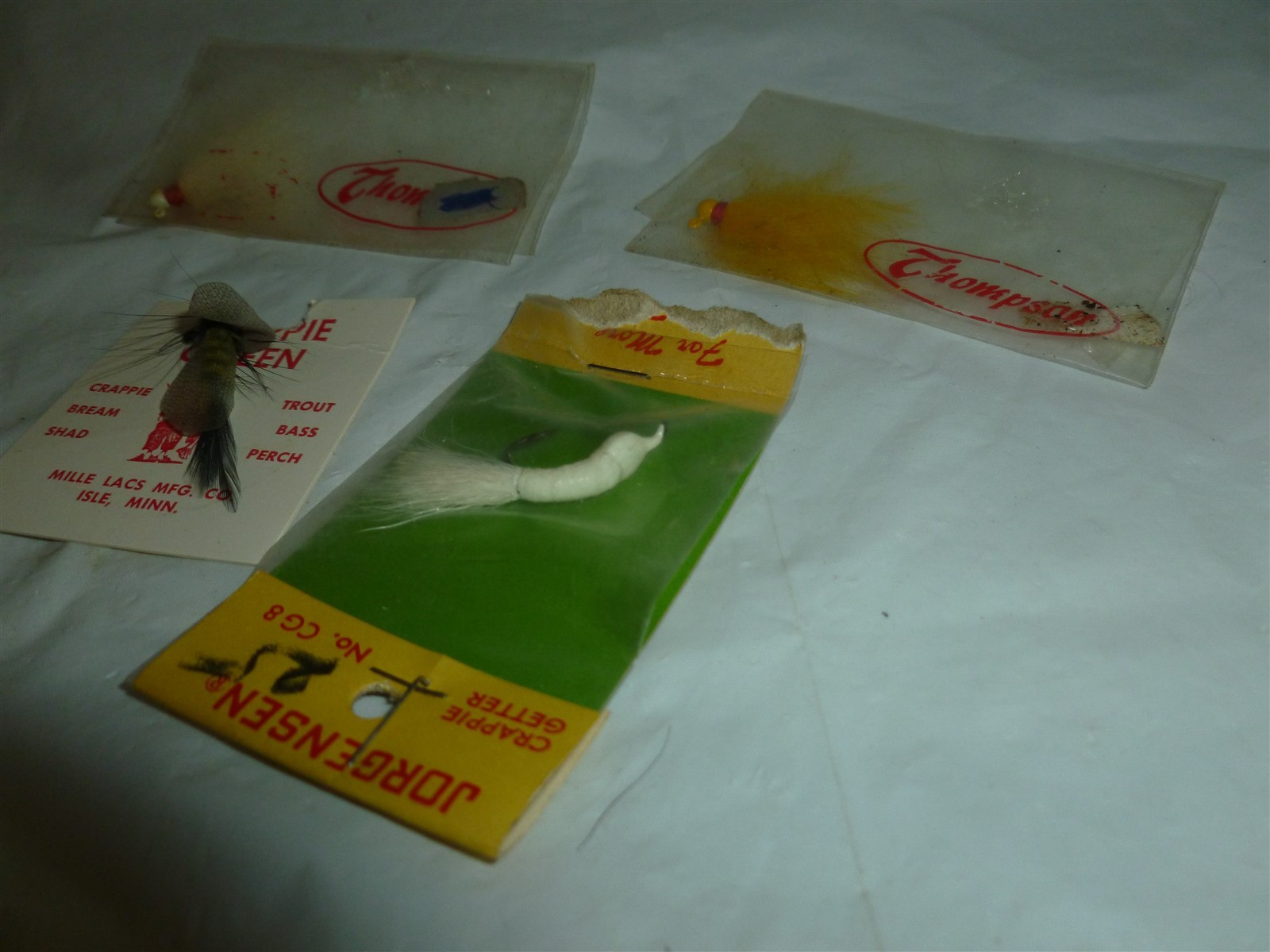  4 Vintage Packaged Unused Fishing Jigs  Lot M-852