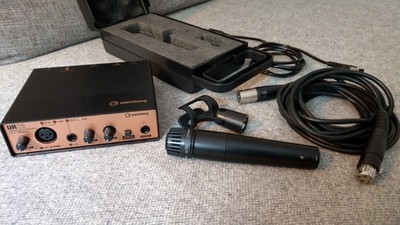 Audio Recording Starter Set   Steinberg UR12, Behringer SL 75C & Shure XLR-Kabel