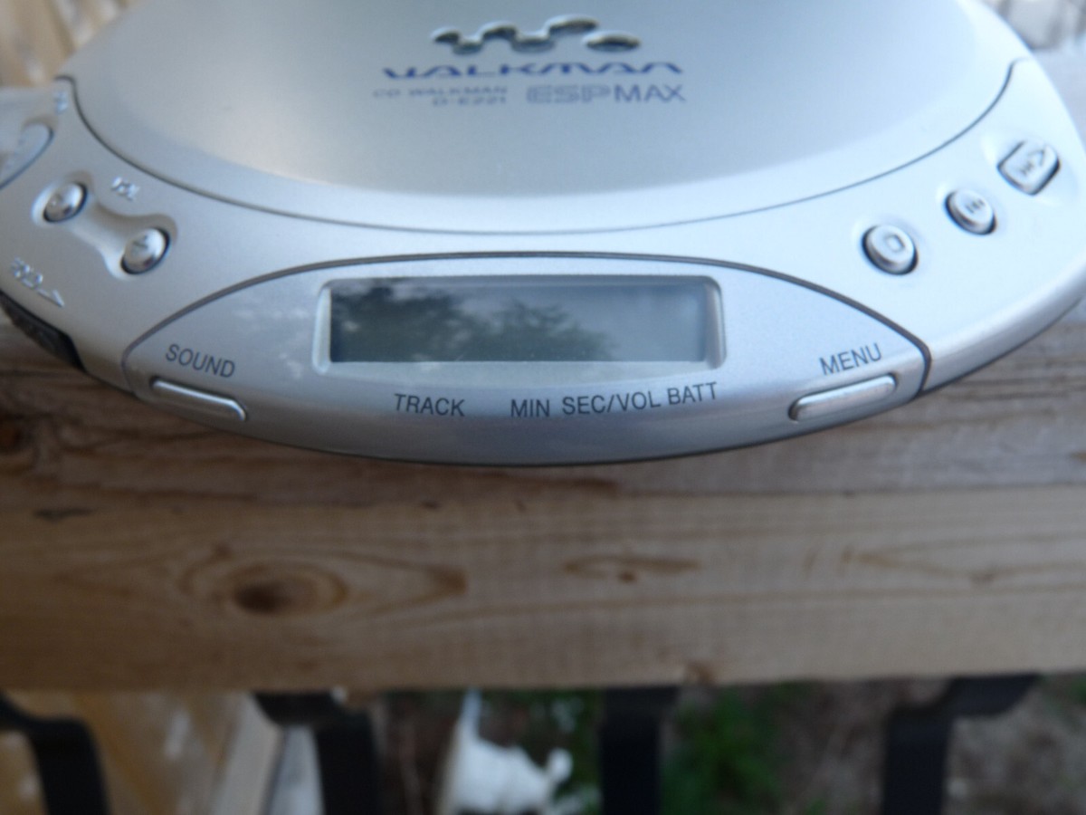 Vintage Sony D-E221 CD Walkman, Tested Working, Like New, ESP Max