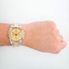 Rolex Daytona 116503 40mm Champagne Dial Yellow Gold Bezel Oyster Band with Card 12