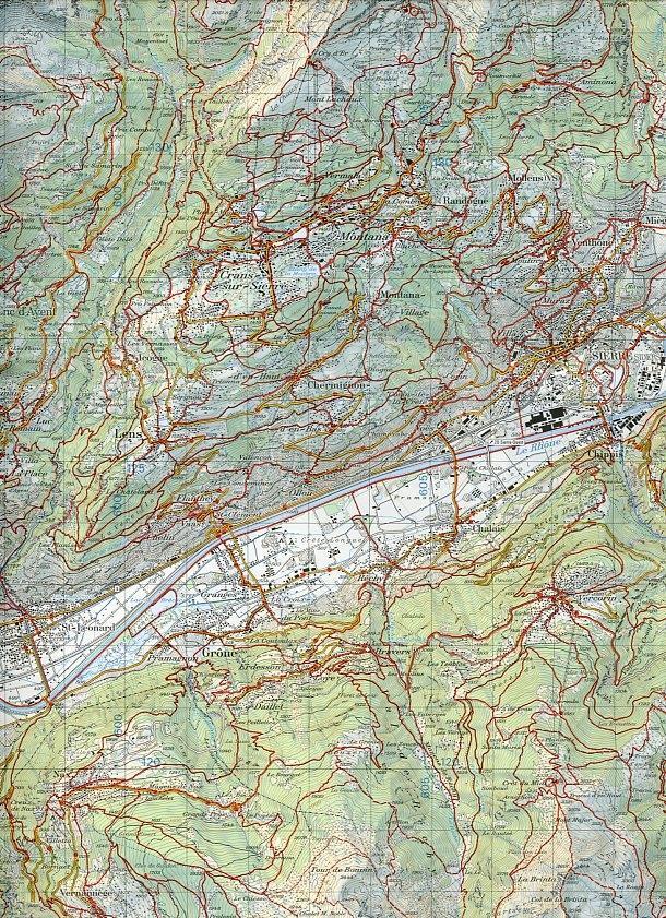 Thumbnail - Swisstopo 1 : 50 000 Montana Wanderkarte | Deutsch