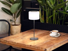 Lampada da tavolo solare alta 40 cm senza cavo di alimentazione con telecomando per esterno e interno