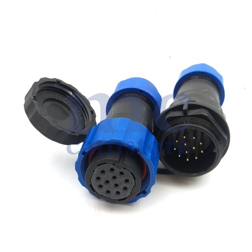 SD20 IP67 1-14 Pin Docking Bulkhead Plug + Socket,Industrial Aviation Connector - Picture 6 of 12