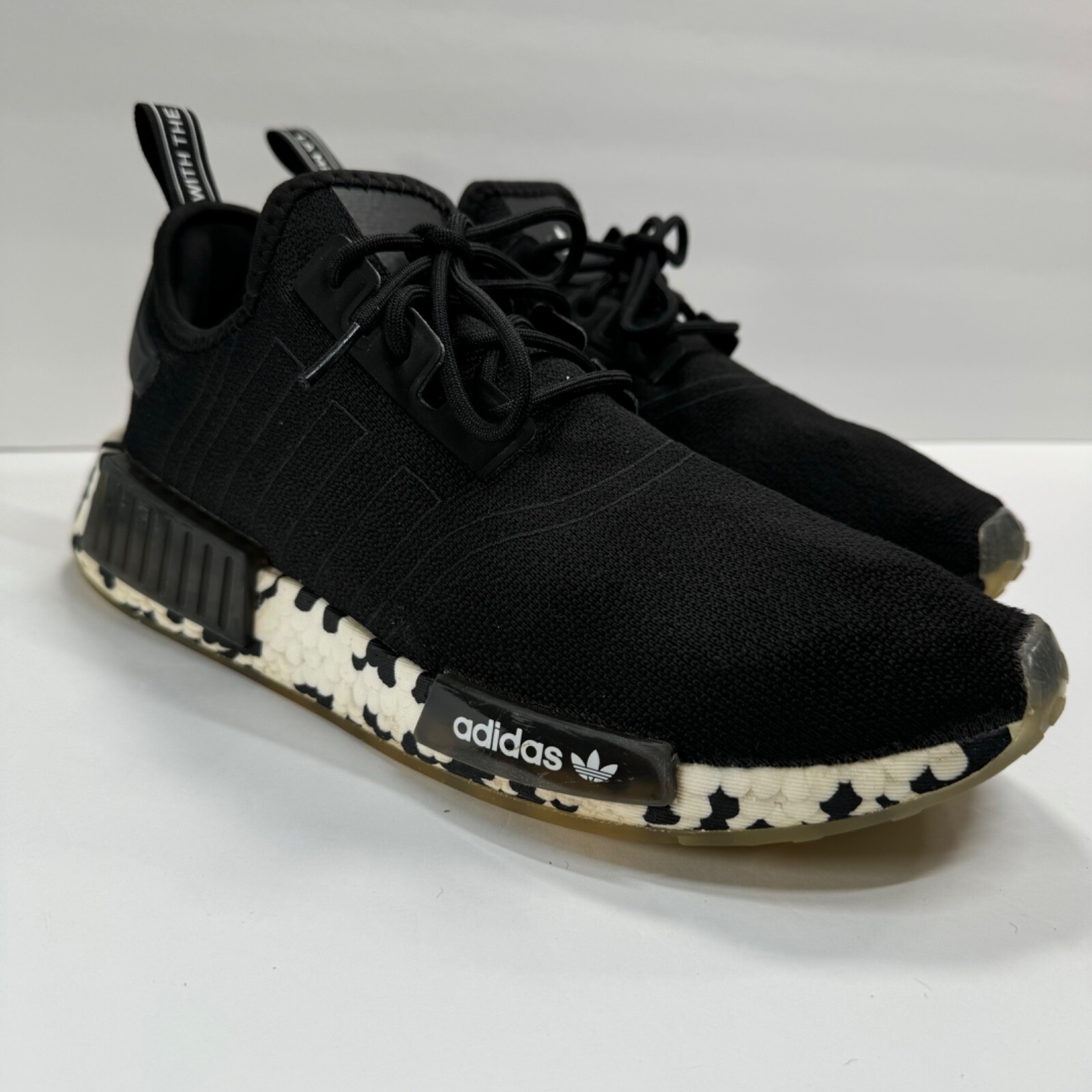 Adidas Black Color Splash Mens 10 Sneaker - Gem