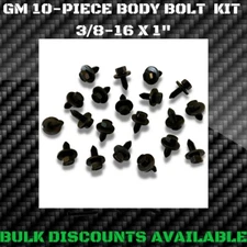 1958-1980 Impala SS Engine Bay Front End Body Fender Hood Hinge Bumper BOLTS GM