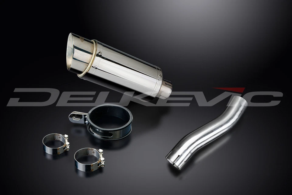 本田 CBR500R 2013 - 2021 一脚蹬 8 英寸圆形不锈钢排气消声器套件 — 第 3/4 张图片