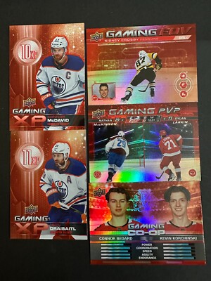 2024-25 Upper Deck Series 1 Gaming Co-op/FOV/PVP/XP +Speckle/Blue *U-Pick List**