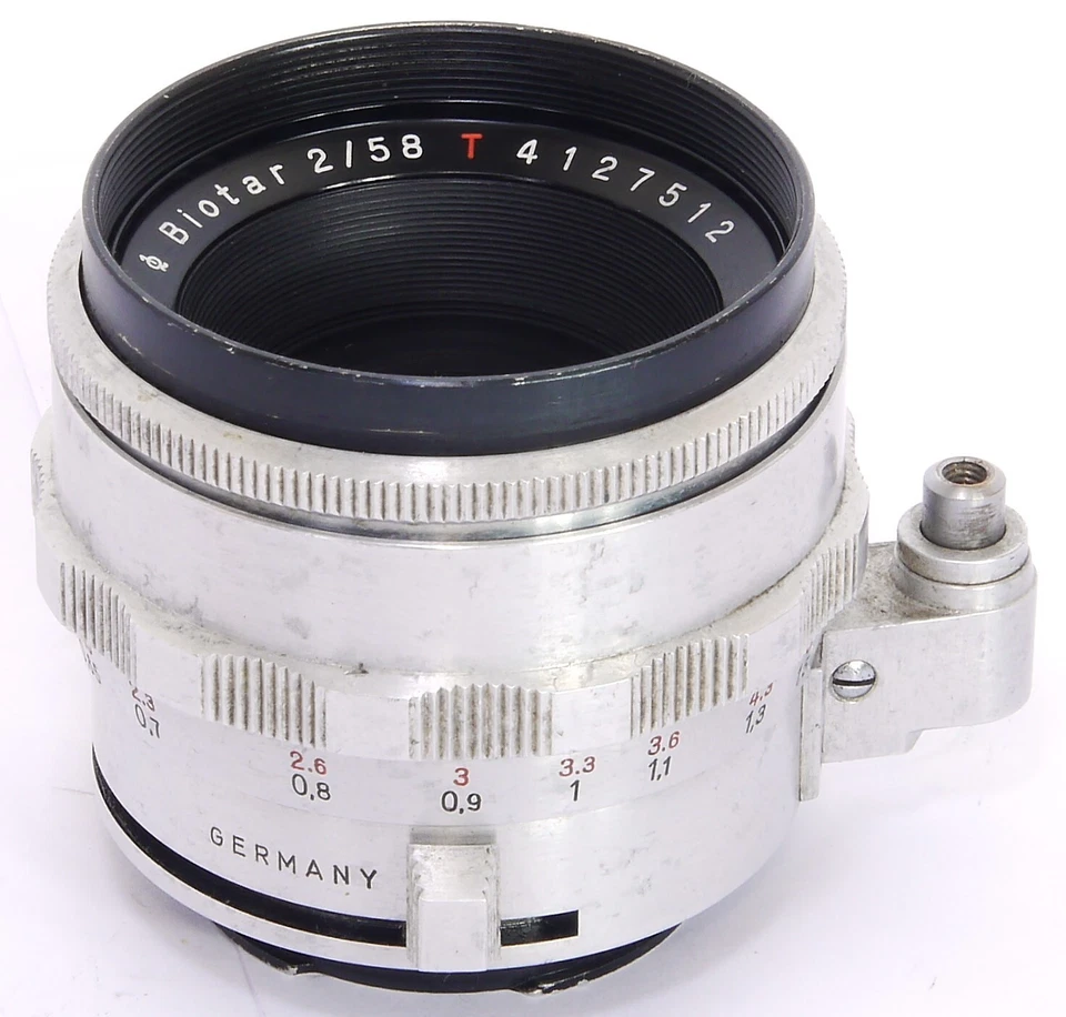 BIOTAR 2/58 T Coated lens EXAKTA 35mm SLR + DIGITAL ft 58mm F2 Bubbly BOKEH Lens - Image 3 of 4