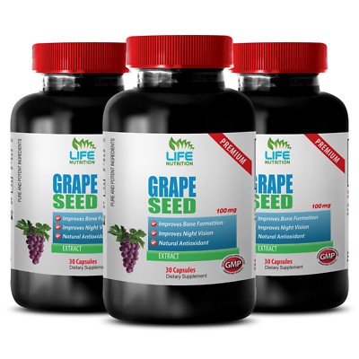cardiovascular support - GRAPE SEED EXTRACT 150mg - powerful antioxidants 3B