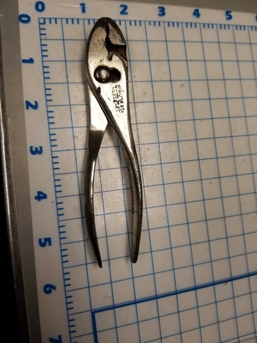 VNTG KRAEUTER 6" PLIERS # 356-51/2 Slip Joint Pattern handles  MADE IN USA  - Afbeelding 3 van 7
