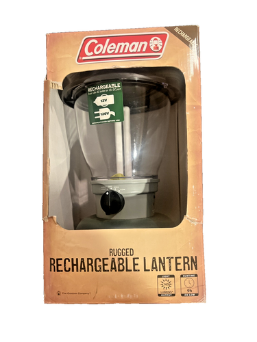 New Coleman Rugged Rechargeable Lantern Up To 9hrs