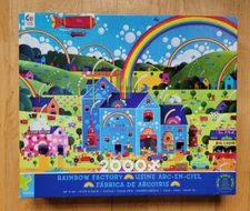 Ceaco Puzzle;  Rainbow Factory;  art by Roger Nannini;  2000 pcs;  3501-32
