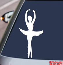 BALLERINA BALLET STUDIO DANCER Vinyl Decal Sticker Car Rear Window Wall Bumper