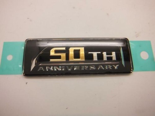 JDM OEM Toyota HIACE H200 Emblem Budge Sticker Rear 50TH ANNIVERSARY RARE JAPAN - Picture 2 of 3