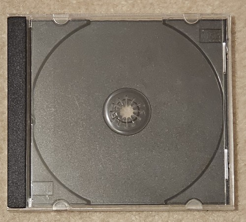 Single CD Jewel Case X 12 Spine with Black Tray Clear Outer Replacement CD Cover - Afbeelding 2 van 2