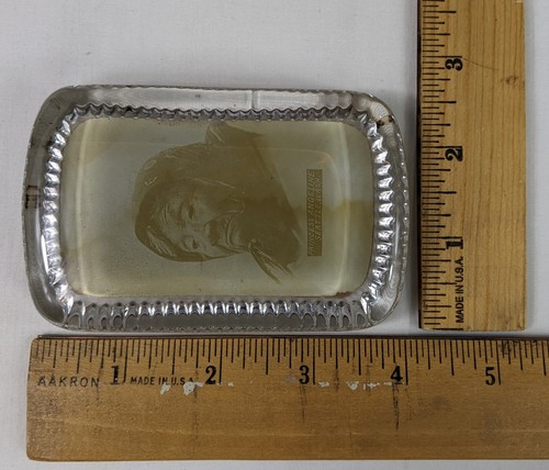 VTG Princess Angeline Native American Paperweight A.C. Bosselman & Co. New York - Picture 10 of 13