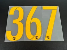 2015 2016 2017 OFFICIAL SPORTING ID BARCELONA HOME GOLD PLAYER SIZE NUMBERS